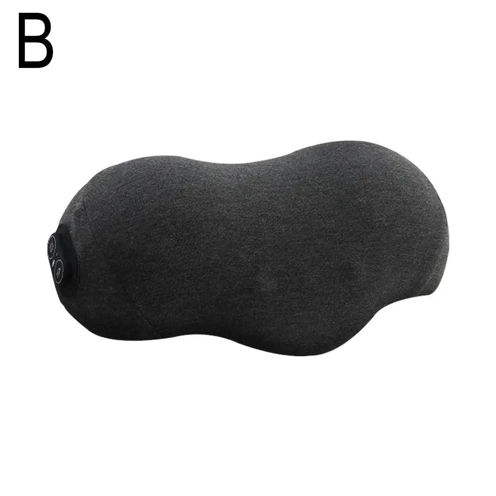 Multifunksjon nakke skulder massasjepute med varmevibrasjon Memory Foam massasjepute