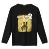 Left 4 Dead 2 Classic T Shirt for Men and Women Black Color Vintage Washed Streetwear Slightly Comfortable