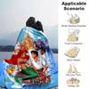 1 stuks, Disney Prinses Ariel De Kleine Zeemeermin Woondecoratie Plaid Perfect voor Bank, Bed, Reizen, Kamperen, Auto, Strand, Kantoor Dutje Zacht