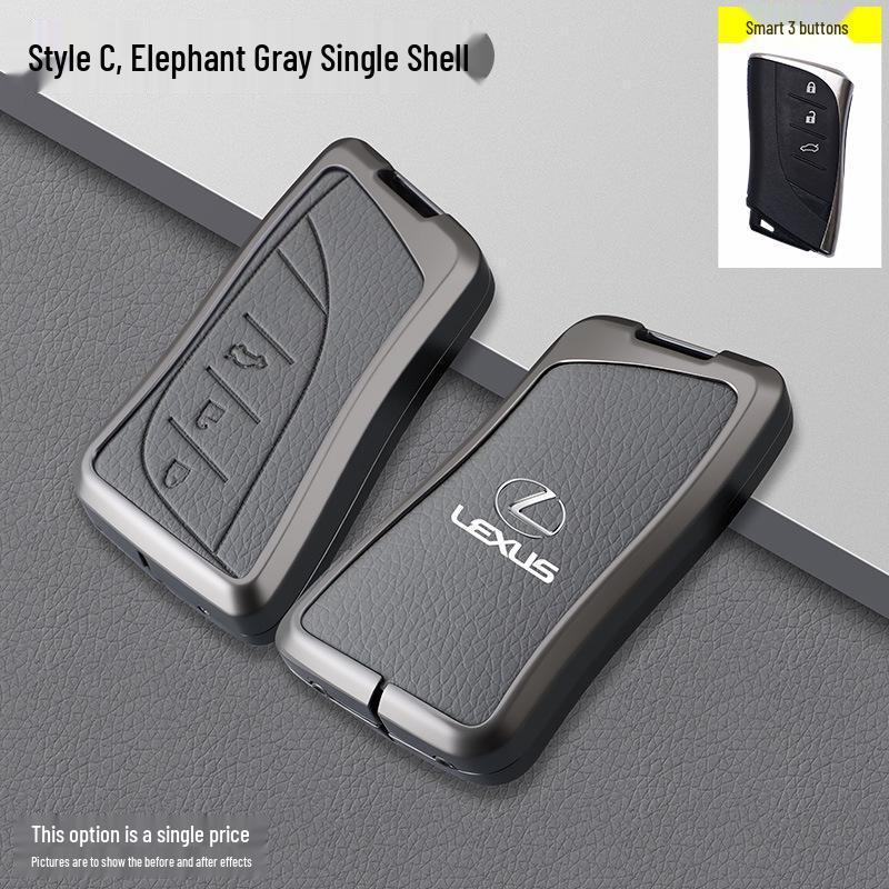 Compatible Key Case for Lexus RX350/RX300/RZ450e/NX260/NX350/LX700h/LX570