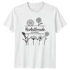 Autumn Joy In the Flower Bed Unisex T-Shirt Autumn Gardening Gift For Her