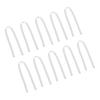 10PCS BTE Preformed Sound Tube Silicone Replacement Accessory Sound Aid Replacement Tube U Shape