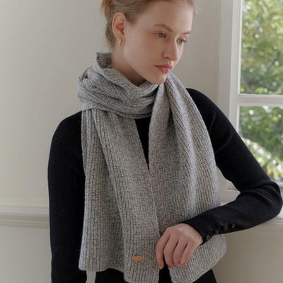 YUPPE MIX WOOL KNIT MUFFLER (2 Colors)