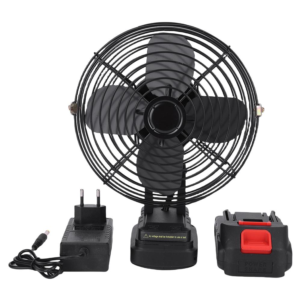 Battery Operated Fan Rechargeable Air Circulator Fan 2 Speed Settings Lithium Battery Desk Fan for Outdoor Travel