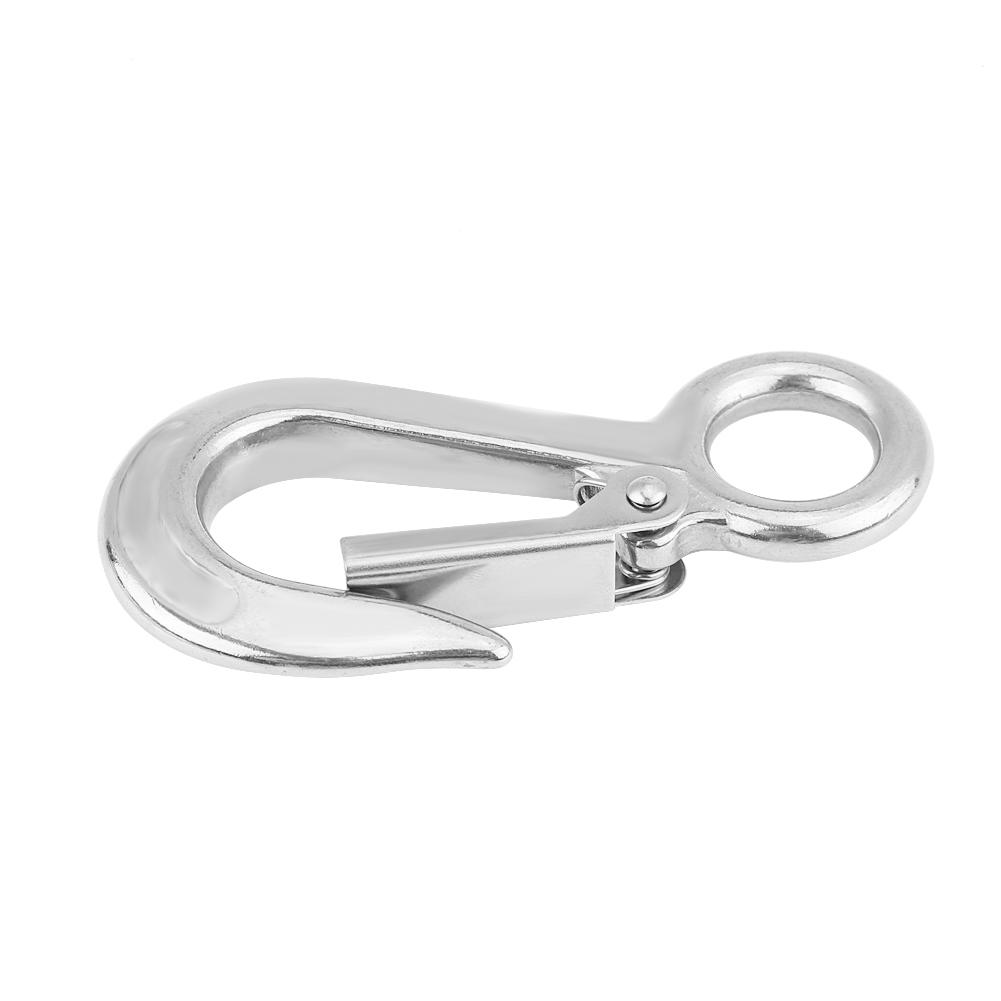 304 Stainless Steel Large Cargo Hook Working Load Capacity Crane Hook 0.3T