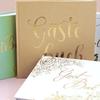 Wedding Guest Book Guest Sign In Book Guestbook For Reception, Engagement, Anniversary Keepsakes, Wedding Gifts