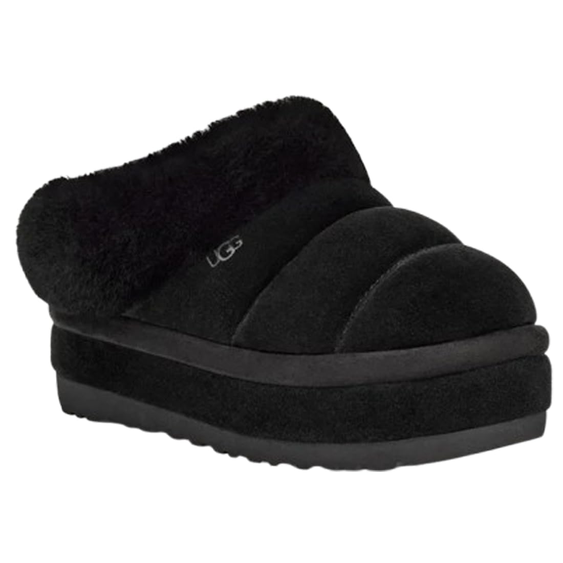 

UGG Tazzlita Мех с замшей и толстой подошвой Размер 6 1146390 Женские сандалии/тапочки, (23,0 см), черный, (Использовал) чёрный