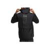 Adidas Solid Color Hooded Zip Jacket Men Outerwear Black HE7366
