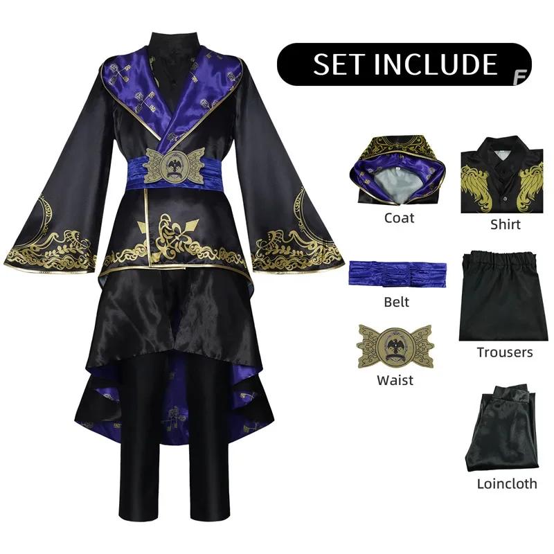 Twisted Wonderland Ace Trappola Costume Cosplay Deuce Uniforme de Carnaval Adulte Anime Trey Halloween Cater FêteCostume Femmes Jeu M&Other black