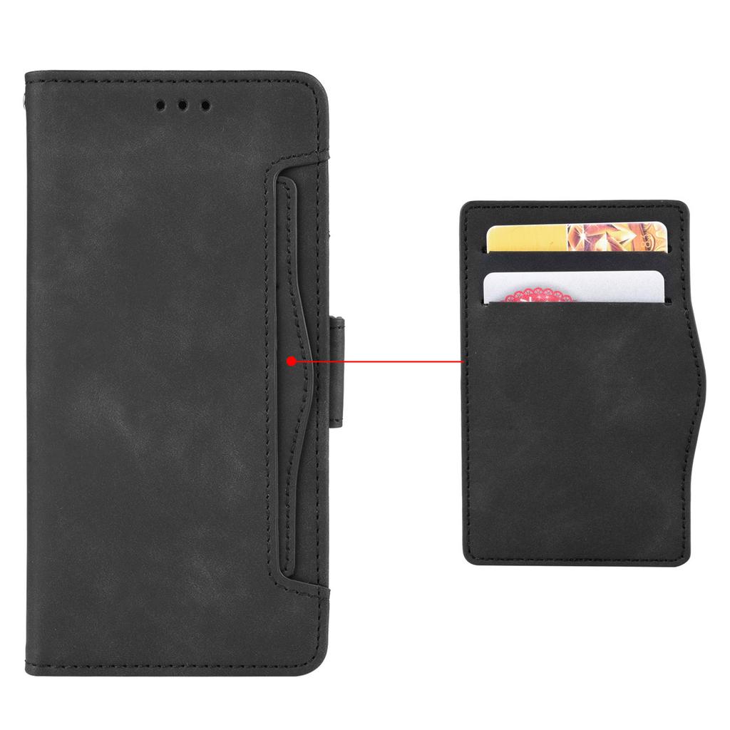 For TECNO Spark 30 4G KL6 Leather Case Phone Wallet Cover with Multiple Card Slots
