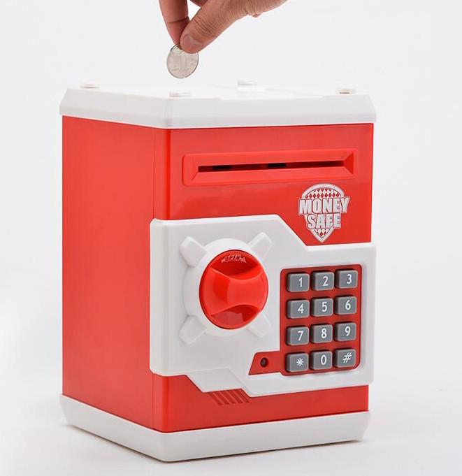 Korejská kreativní dětská ATM pokladnička s funkcí automatického vkládání peněz