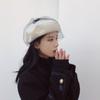 Net Mesh Wool Beret French Style Beanie Cap Fashion Painter Hat  Winter