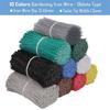 1000PCS 10cm Gardening Cable Ties Iron Wire Twist Tie for Flower Plant Climbing Vines Multifunction Coated Fix Strings