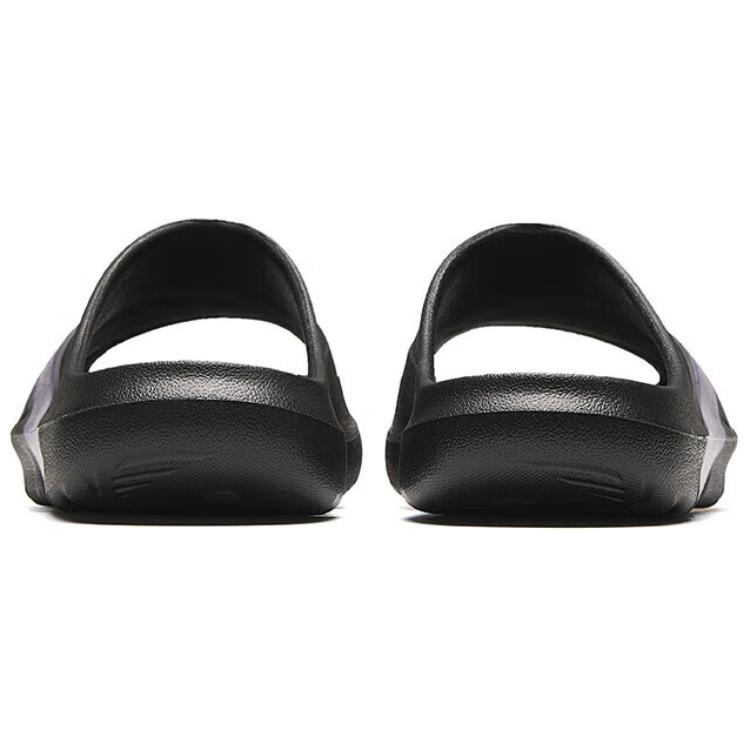 Anta C37 Series Quiet Abrasion Resistant Slide Slippers Women's Black Purple 122438523-2