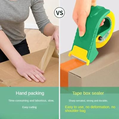 Handheld Portable Fast Tape Dispenser with Cutter, Reusable and Environmentally Friendly Master Level Dispenser Dedicated