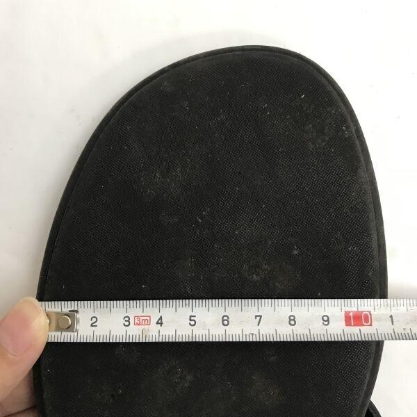 Salvatore Ferragamo Italy Leather Sandals Women’s 8 26.0EE Brown Black Flat(USED)