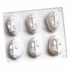 Silicone 3D Rabbit Cake Molds Bunny 6 Cavity Silicone Mousse Cake Mould DIY Non Stick Dessert Baking Tools Birthday Party