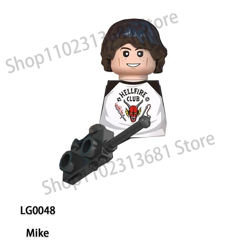 Schrecklicher Film Auf dem Kopf Dustin Mike Lucas Will Eleven Modellbausteine Erleuchten Actionfigur Bausteine Spielzeug für Kinder