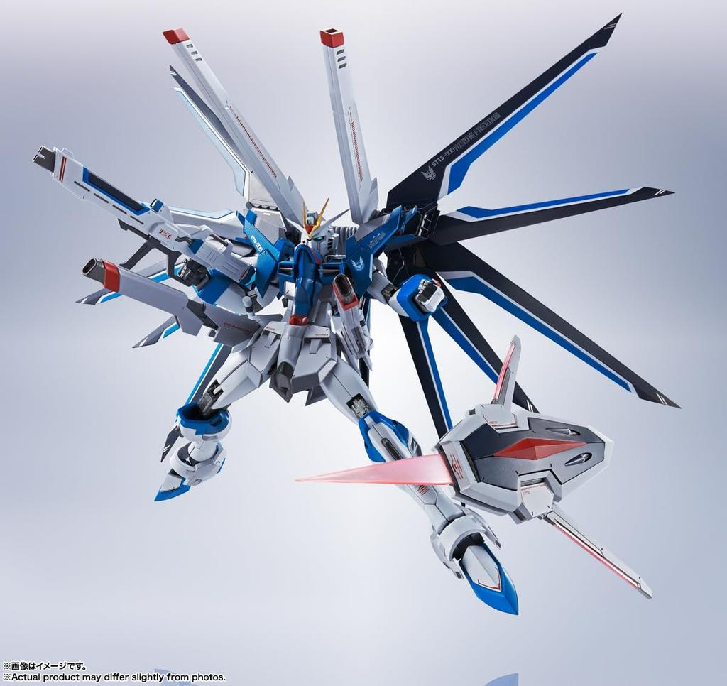 TAMASHII NATIONS KOVOVÝ ROBOT Spirits Mobilní oblek Gundam SEED FREEDOM Rising Freedom Gundam 140mm Malovaná pohyblivá figurka Přibl.. ABS&PVC&Diecast