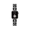 Řemínek z nerezové oceli pro Apple Watch série 6 řemínek SE 40 mm 44 mm Kožené hodinky iWatch 5 4 3 Náramek Correa 38 mm řemínek 42 mm Příslušenství