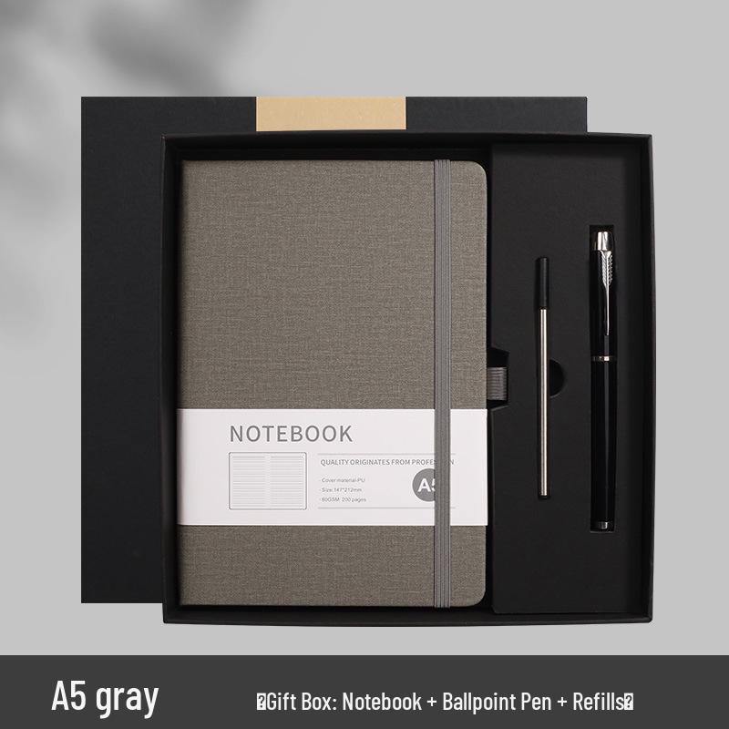Wysokiej jakości, spersonalizowany notes A5 z gumką do biznesu i biura