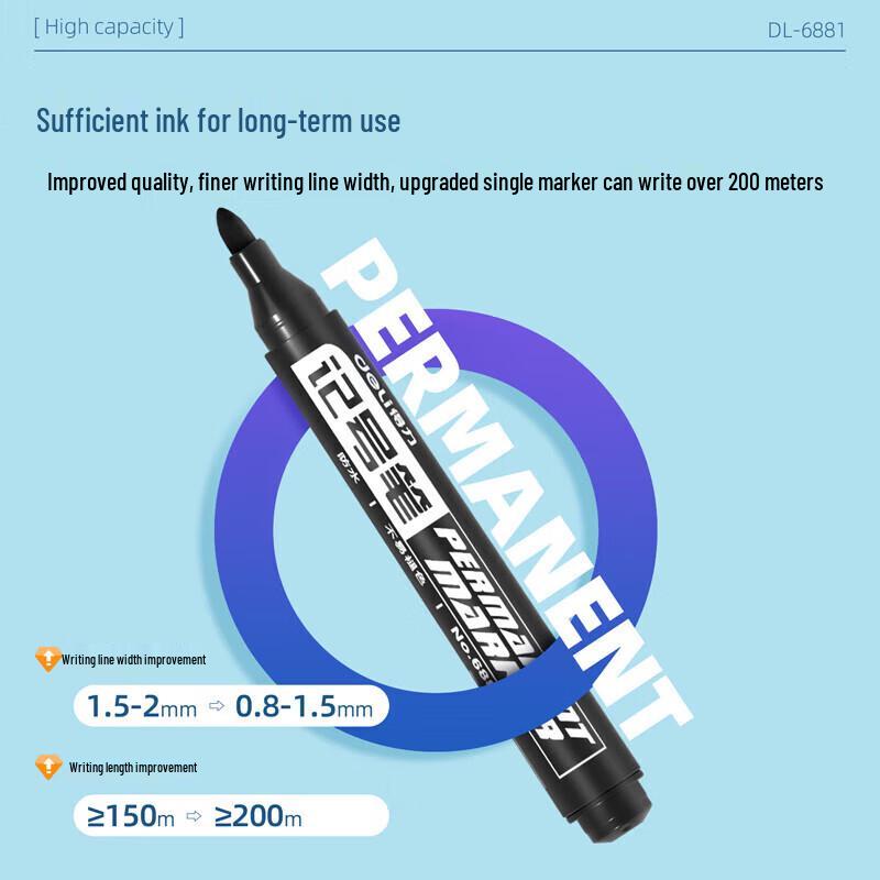 Deli Permanent Marker Pen