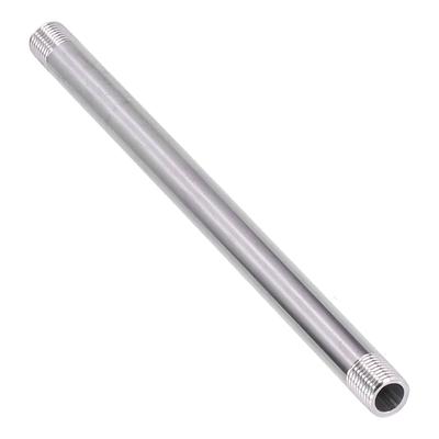 Raccord de tuyau fileté mâle G1/4 20cm en acier inoxydable Raccord de tuyau fileté Joint pour plomberie