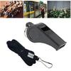 Survival Whistle with Lanyard Loud Crisp Sound Buckle Design Portable Warning Accessory Outdoor Sports Referee Coach Whistle Survival Equipment