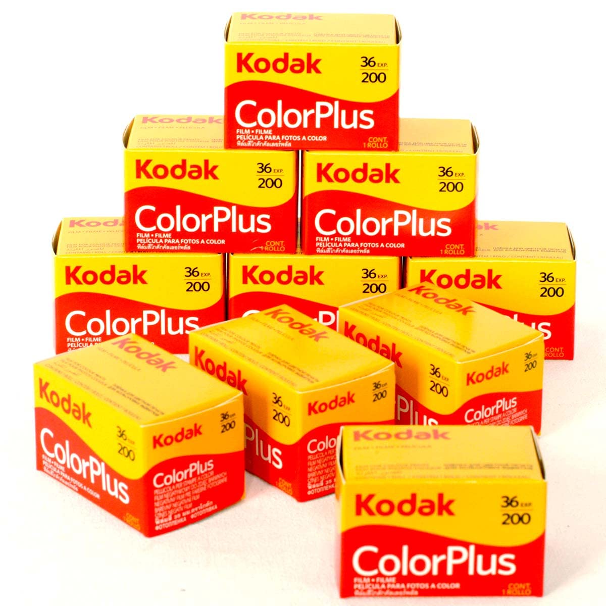 

Кольоровий негатив Kodak Color Plus 200 35 мм 36 кадрів 10 шт.