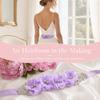 Handmade Beading Wedding Waist Belt Pearl Embellishment Bridal Dress Belt  Party Dress Up