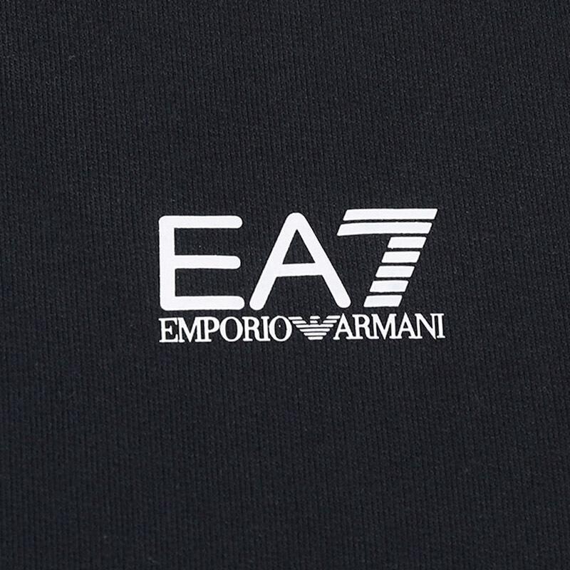 Emporio Armani Solid Color Long Sleeve Sports Hoodie Men hoodies Navy-Blue 8NPM52PJ05Z1578
