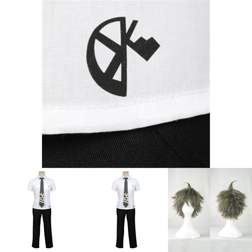 Authentic Super Danganronpa 2 Hajime Hinata Cosplay Uniform Costume Suit For Parties