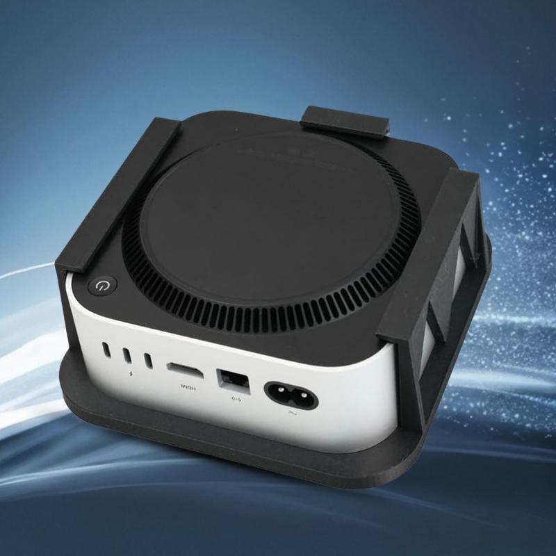 Metal Holder Wall Mount Display Bracket for Mini Desktop Computer Under Desk Stand Holder Easy Installation