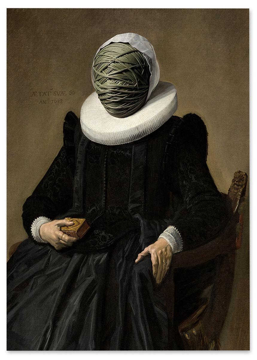 

Plakat pop art portret szpulka nici 30x40 cm