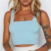 Women Fashion Casual European and American Summer Women's T-shirt Sexy Crop Top
