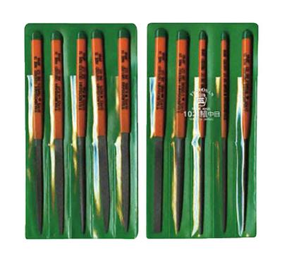 Tsubosan Set File Set of 10 Pieces Medium Grain ST01002