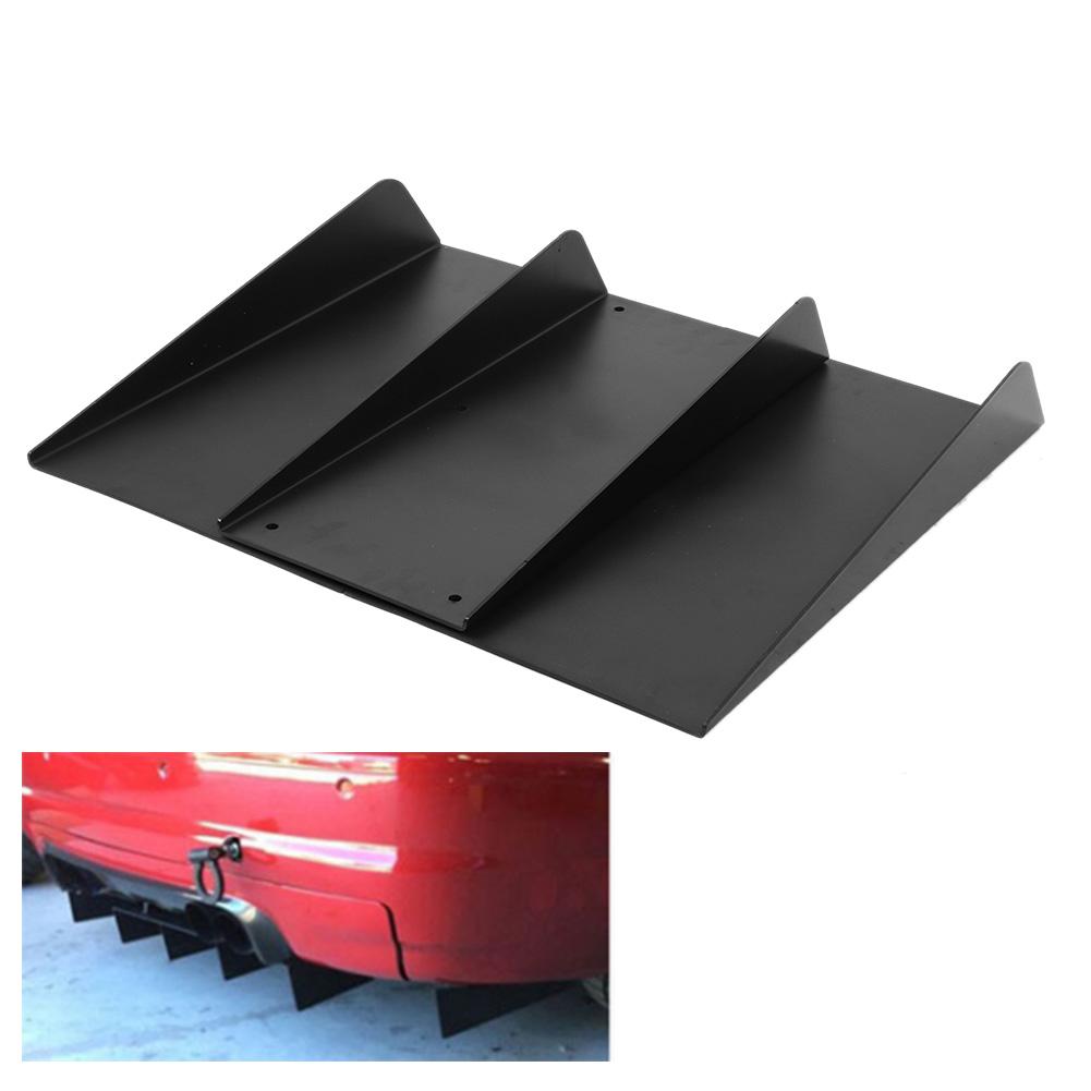 ABS Black Rear Rear Chassis Wing Spoiler Lip Diffuser Universal Car Modified Parts