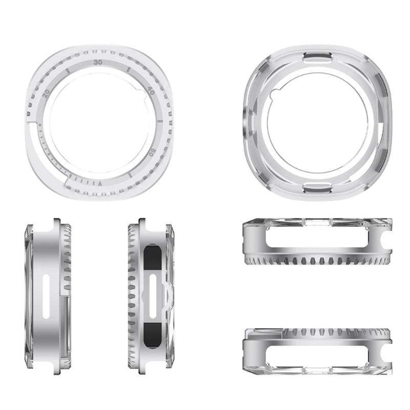 Metal Protective Cover for GXY W8C 46mm Scratch Resistance Impact Protections and Raised Frame Enjoy Screen Safety