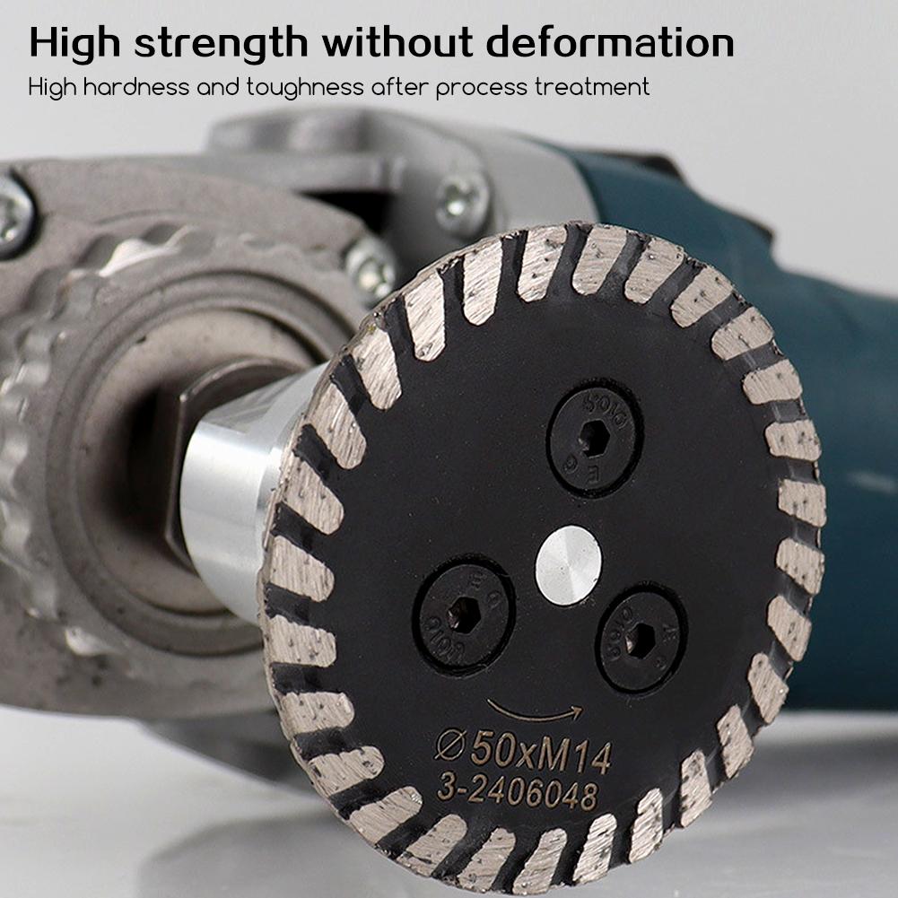 30/40/50mm Mini Diamond-Cutting Blades Removable Flange Small Diamond-Cutting Discs Fast Smoothing Tile Glass Stone Hard Cut