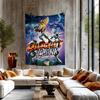 RRatchet And Clank Game Tapestry Anime Tapestry Hippie Flower Wall Carpets Dorm Decor Wall Hanging Home Decor