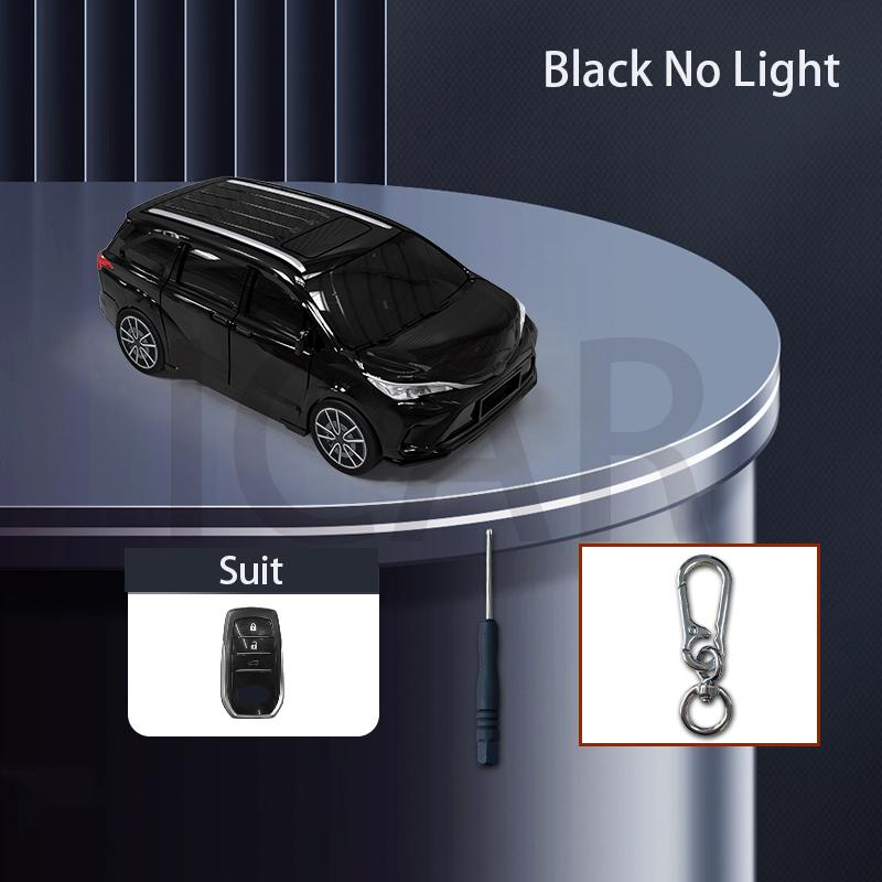 

For Toyota Sienna Car Model Key Case For Chr Hilux Fortuner Land Cruiser 200 Camry Corolla Crown Man Creative Gift Accessories No Gift Box