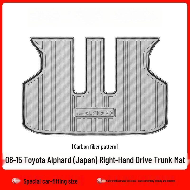 Toyota Alphard 20 Series RHD TPE Anti-Slip, Wear-Resistant Floor & Trunk Mats