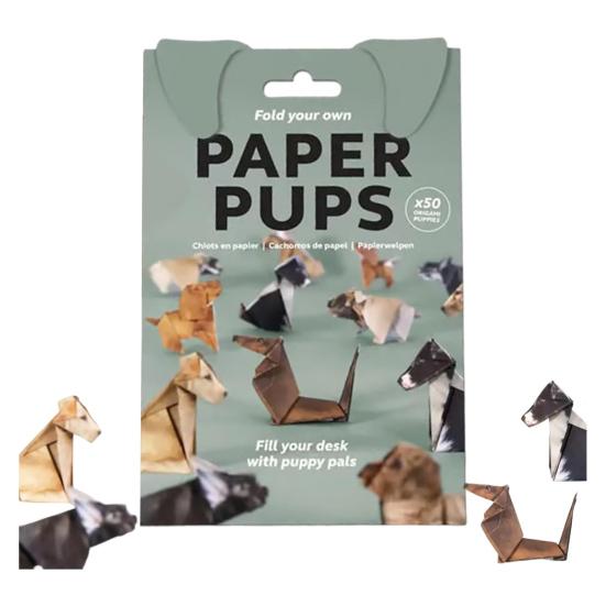 DIY Origami Animal Kit Cute Paper Kitten Origami Set 3D Dog Cat Dinosaur Paper
