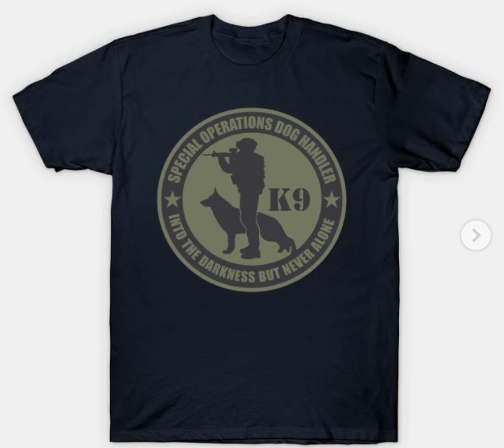 

Футболка унисекс GerUnisex Special Operations K9 для собаководов, военная футболка GSD, армейские рабочие собаки, футболка в стиле Харадзюку