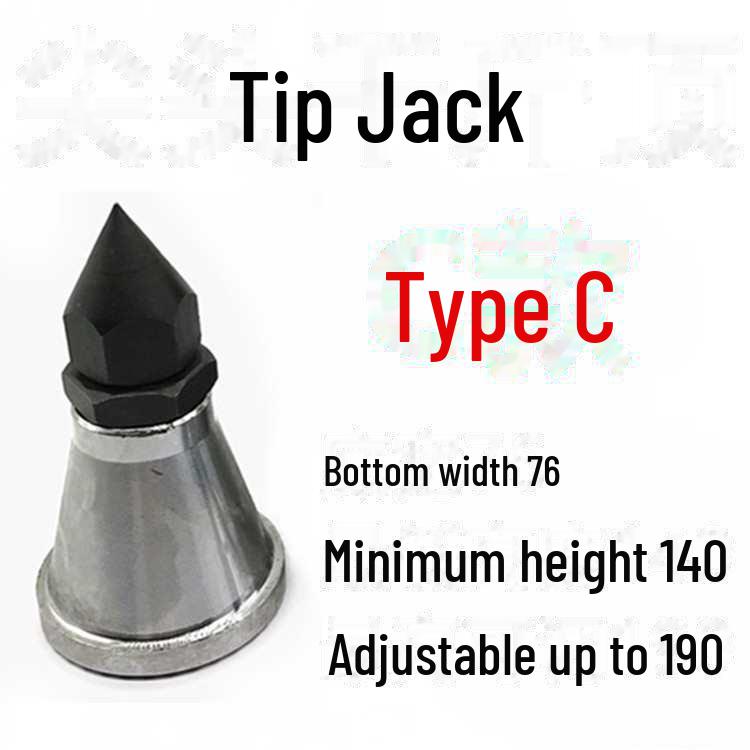 Adjustable Mold Screw Jack Pad with Four Flat Head Types ABCD