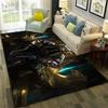 Pharaoh Egyptian Mythology Hieroglyphics Carpet Rug for Home Living Room Bedroom Sofa Doormat Decor,Area Rug Non-slip Floor Mat