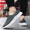 Fashion Men's Flats Outdoor Walking Shoes Lightweight Men Casual Shoes Breathable Slip On Male Casual Sneakers Anti-slip