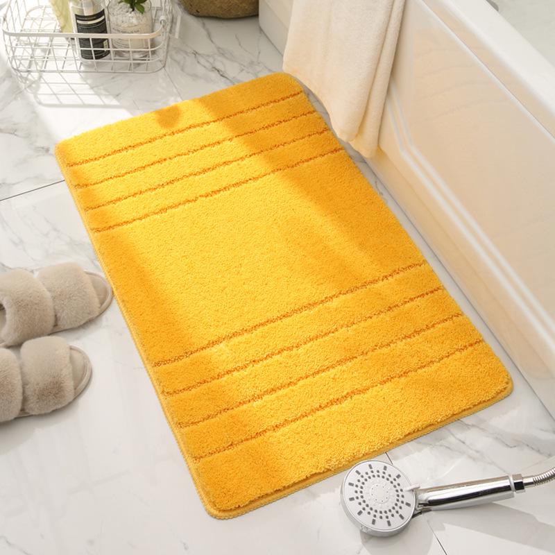 Thickened Non-Slip Water-Absorbing High-Low Pile Mat for Entrance, Kitchen, and Bathroom