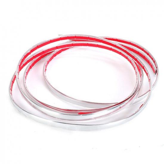 Chrome Trim Molding 5/16(8mm) Car Roof Door Side Decorate Protector Strip