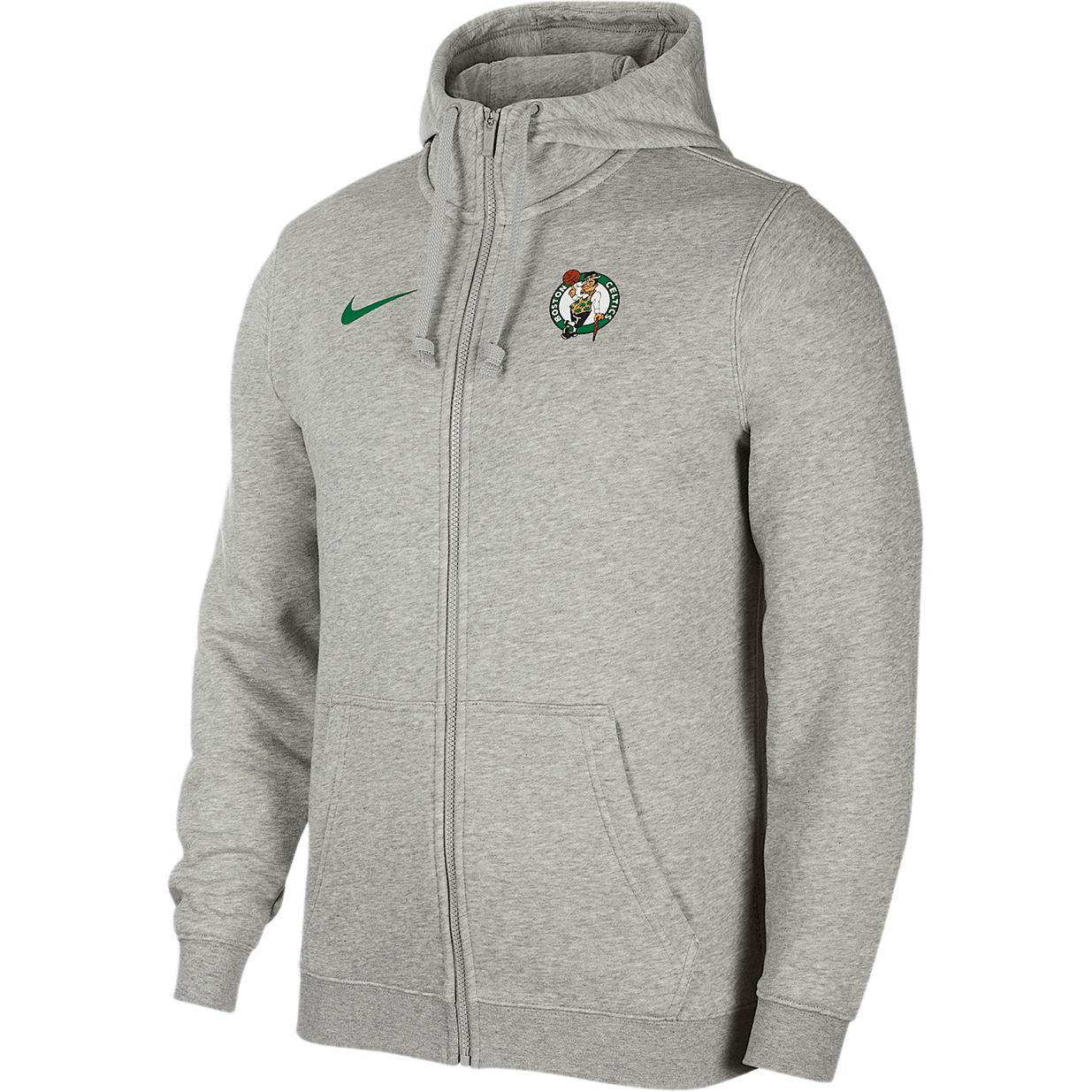 

Nike Спортивный стиль Бостон Селтикс Толстовка на молнии с капюшоном Удобная Повседневная Теплая куртка Мужские куртки Серый AQ2594-063 S